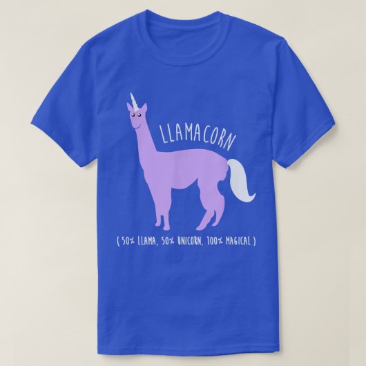 Llamacorn , Funny Niedlich 50 Llama 50 Einhorngesc T-Shirt (Design vorne)