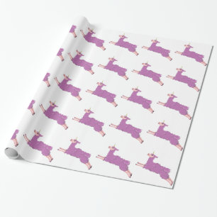 Llamacorn Geschenkpapier