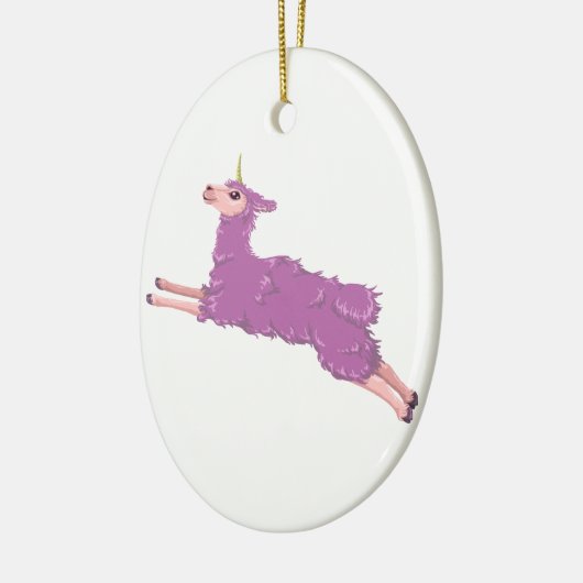 Llamacorn Keramikornament (Links)