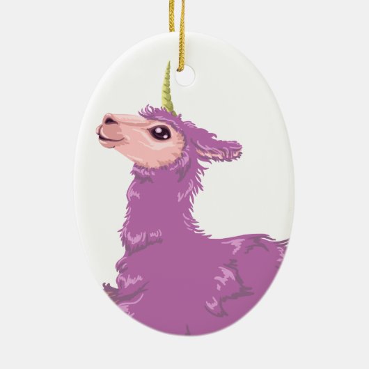 Llamacorn Keramikornament (Hinten)