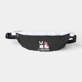 Llamacorn-Truppe Lustiges Einhorn Llama-Truppe Wei Bauchtasche