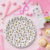 Llamacorn Verrücktheit Pappteller (Party)