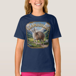 Llamadillo Fotografischer Combo Kreatur Funny T-Shirt