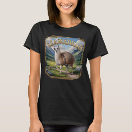 Llamadillo Fotografischer Combo Kreatur Funny T-Shirt