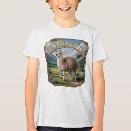 Llamadillo Fotografischer Combo Kreatur Funny Tri-Blend Shirt
