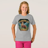 Llamadillo Illustration Combo Creature Funny T-Shirt (Vorne ganz)