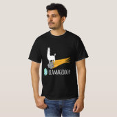 Llamageddon Llama Armageddon Pun. T-Shirt (Vorne ganz)