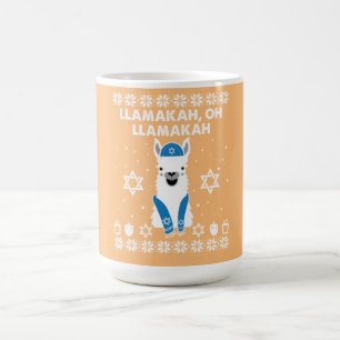 Llamakah, Oh Llamakah Hanukkah Geschenke Kaffeetasse