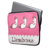 Llamalicious Laptopschutzhülle (Vorderseite Links)