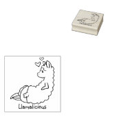 Llamalicious Llama-Briefmarke Gummistempel (Stempel)