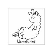 Llamalicious Llama-Briefmarke Gummistempel (Prägung)
