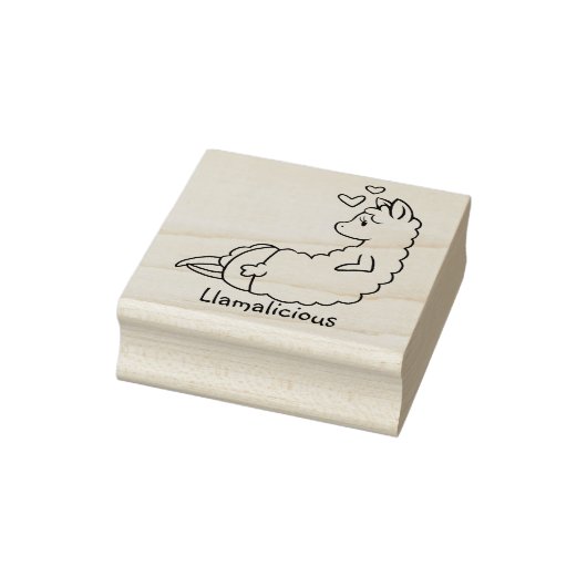 Llamalicious Llama-Briefmarke Gummistempel (Stempel)