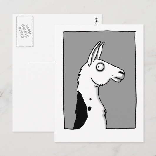 LlamaLlama Postkarte (Vorne/Hinten)