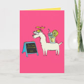 Llamanade Llama Lemonade Funny Grußkarte Karte (Vorderseite)