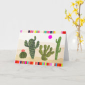 Llamarama Cactus Collection Karte (Gelbe Blume)