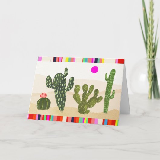 Llamarama Cactus Collection Karte (Vorderseite)