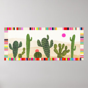 Llamarama Cactus Collection Poster