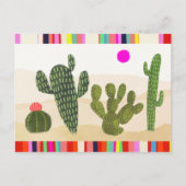 Llamarama Cactus Collection Postkarte (Vorderseite)