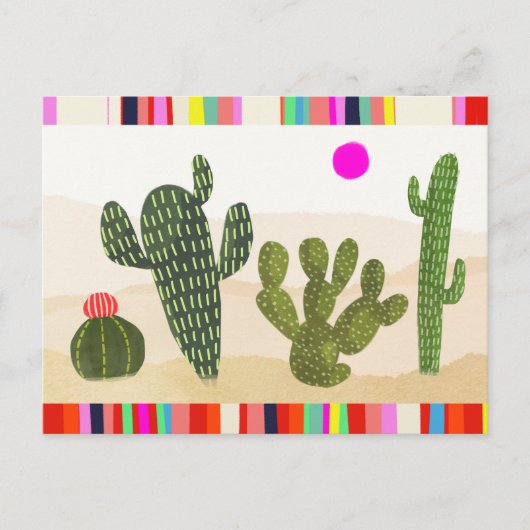 Llamarama Cactus Collection Postkarte (Vorderseite)
