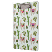 Llamarama Collection | Kakteen & Llama Muster Klemmbrett (Links)