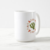 Llamarama Collection | Kaktus Circle Kaffeetasse (VorderseiteRechts)
