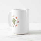 Llamarama Collection | Kaktus Circle Kaffeetasse (Vorderseite Links)