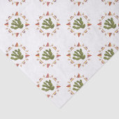 Llamarama Collection | Kaktus Circle Seidenpapier (Ausschnitt)