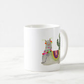 Llamarama Collection | Llamas lächeln Kaffeetasse (VorderseiteRechts)