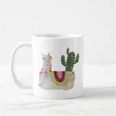 Llamarama Collection | Llamas lächeln Kaffeetasse (Links)