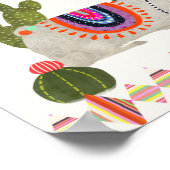 Llamarama Collection | Llamas lächeln Poster (Ecke)