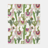 Llamarama Collection Muster Fleecedecke (Vorderseite)