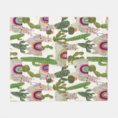 Llamarama Collection Muster Fleecedecke (Vorderseite (Horizontal))