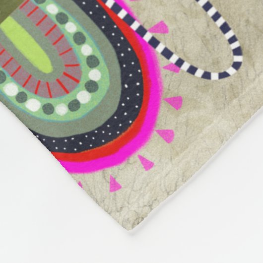 Llamarama Collection Muster Fleecedecke (Ecke)