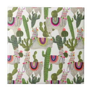 Llamarama Collection Muster Fliese