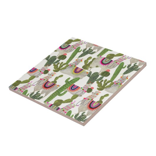 Llamarama Collection Muster Fliese (Seite)