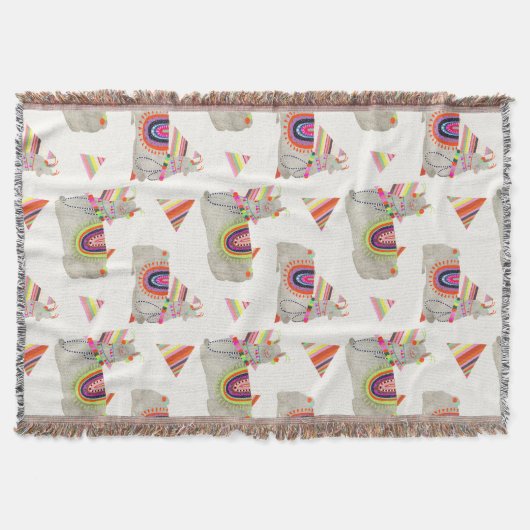 Llamarama Collection Muster II Decke (Vorderseite)