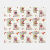 Llamarama Collection Muster II Fleecedecke (Vorderseite (Horizontal))