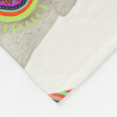 Llamarama Collection Muster II Fleecedecke (Ecke)