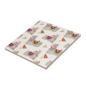 Llamarama Collection Muster II Fliese (Seite)