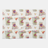 Llamarama Collection Muster II Geschirrtuch (Horizontal)