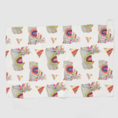Llamarama Collection Muster II Golfhandtuch (Horizontal)