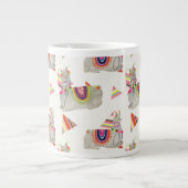 Llamarama Collection Muster II Jumbo-Tasse (Vorderseite)
