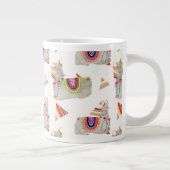 Llamarama Collection Muster II Jumbo-Tasse (Rechts)