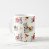 Llamarama Collection Muster II Kaffeetasse (Vorderseite Links)