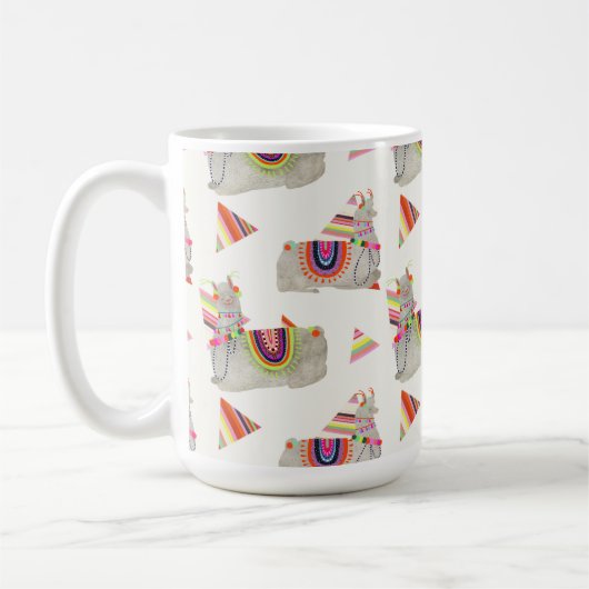 Llamarama Collection Muster II Kaffeetasse (Links)