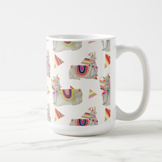 Llamarama Collection Muster II Kaffeetasse (Rechts)