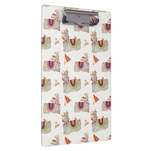 Llamarama Collection Muster II Klemmbrett (Rechts)