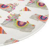 Llamarama Collection Muster II Schneidebrett (Ecke)