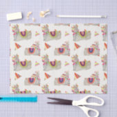 Llamarama Collection Muster II Seidenpapier (Handwerk)