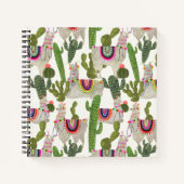 Llamarama Collection Muster Notizblock (Vorderseite)